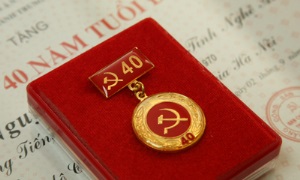 TP. Hồ Chí Minh: Trao tặng Huy hiệu Đảng cho 2.184 đảng viên nhân dịp 2-9